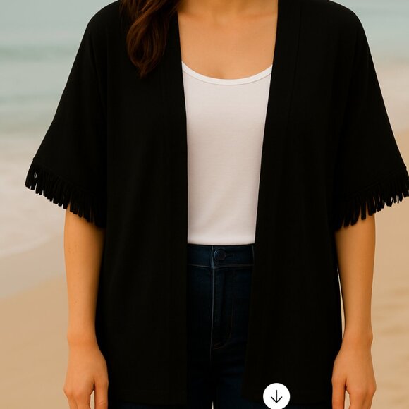 Umgee Tops - #28 UMGEE CROCHET KIMONO